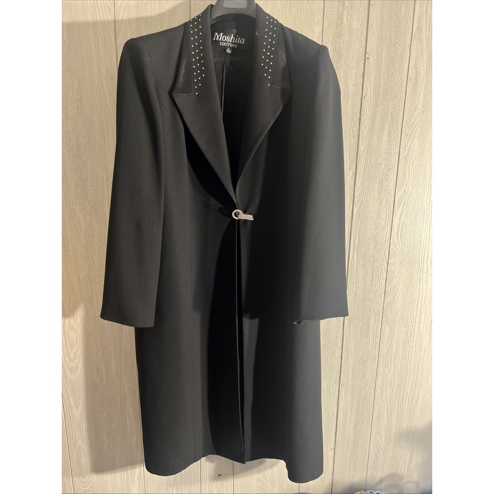 Moshita Couture Long Coat‎ Size 18